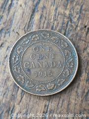 MaxSold Auction: 1915 Canadian Semi Key Date 1 Cent - Kingston (Ontario, Canada) SELLER MANAGED Downsizing Online Auction - Railway