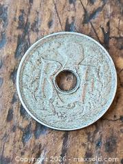 MaxSold Auction: 1924 Coin Holed world Coin  - Kingston (Ontario, Canada) SELLER MANAGED Downsizing Online Auction - Railway