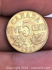 MaxSold Auction: 1927 5 Cent Nickel of Canada - Kingston (Ontario, Canada) SELLER MANAGED Downsizing Online Auction - Railway