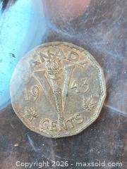 MaxSold Auction: 1943 High Grad Tombacl V Nickel Canada - Kingston (Ontario, Canada) SELLER MANAGED Downsizing Online Auction - Railway