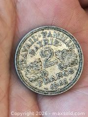 MaxSold Auction: 1943 One Francs Coin Aluminum - Kingston (Ontario, Canada) SELLER MANAGED Downsizing Online Auction - Railway