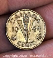 MaxSold Auction: 1944 Canada 5 cent  - Kingston (Ontario, Canada) SELLER MANAGED Downsizing Online Auction - Railway