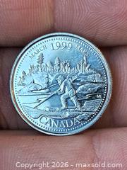 MaxSold Auction: 1999 logging coin 25 cent canada - Kingston (Ontario, Canada) SELLER MANAGED Downsizing Online Auction - Railway