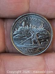 MaxSold Auction: 1999 logging coin 25 cent canada - Kingston (Ontario, Canada) SELLER MANAGED Downsizing Online Auction - Railway