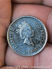 MaxSold Auction: 1999 logging coin 25 cent canada - Kingston (Ontario, Canada) SELLER MANAGED Downsizing Online Auction - Railway