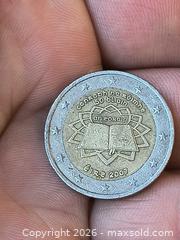 MaxSold Auction: 2 Euro Coin  - Kingston (Ontario, Canada) SELLER MANAGED Downsizing Online Auction - Railway