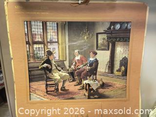 MaxSold Auction: Antique Calendar Lithograph 1954 - Kingston (Ontario, Canada) SELLER MANAGED Downsizing Online Auction - Railway