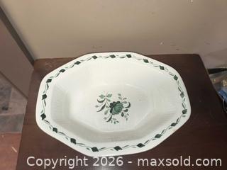 MaxSold Auction: Antique Ceramic 8 sided plate - Kingston (Ontario, Canada) SELLER MANAGED Downsizing Online Auction - Railway