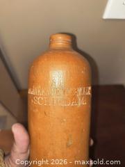 MaxSold Auction: Antique Crock Bottle for Bolts liquor Amsterdam  - Kingston (Ontario, Canada) SELLER MANAGED Downsizing Online Auction - Railway