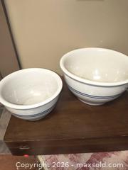 MaxSold Auction: Antique Mixing Bowls Set Pottery  - Kingston (Ontario, Canada) SELLER MANAGED Downsizing Online Auction - Railway