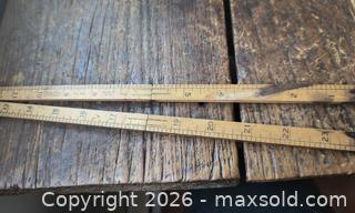 MaxSold Auction: Antique Wooden Folding Slide Ruler  - Kingston (Ontario, Canada) SELLER MANAGED Downsizing Online Auction - Railway