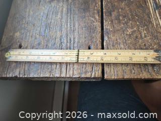 MaxSold Auction: Antique Wooden Folding Slide Ruler  - Kingston (Ontario, Canada) SELLER MANAGED Downsizing Online Auction - Railway