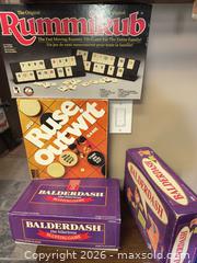 MaxSold Auction: Board Game Lot of 4 - Kingston (Ontario, Canada) SELLER MANAGED Downsizing Online Auction - Railway