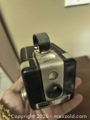 MaxSold Auction: Brownie Hawkins Camera Vintage Bakilite  - Kingston (Ontario, Canada) SELLER MANAGED Downsizing Online Auction - Railway