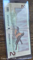 MaxSold Auction: Circulated Robin 2$ bill  - Kingston (Ontario, Canada) SELLER MANAGED Downsizing Online Auction - Railway