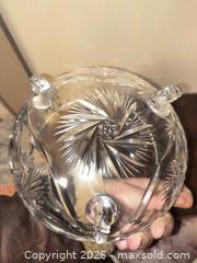 MaxSold Auction: Crystal Footed Pinwheel Bowl - Kingston (Ontario, Canada) SELLER MANAGED Downsizing Online Auction - Railway