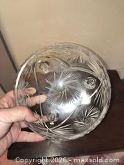 MaxSold Auction: Crystal Footed Pinwheel Bowl - Kingston (Ontario, Canada) SELLER MANAGED Downsizing Online Auction - Railway