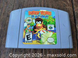 MaxSold Auction: Diddy Kong N64 Game like new Retro Nintendp Cartrage  - Kingston (Ontario, Canada) SELLER MANAGED Downsizing Online Auction - Railway