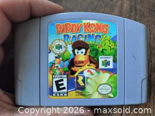 MaxSold Auction: Diddy Kong N64 Game like new Retro Nintendp Cartrage  - Kingston (Ontario, Canada) SELLER MANAGED Downsizing Online Auction - Railway