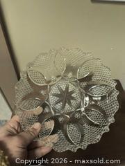 MaxSold Auction: Glass Bowl With Flower design - Kingston (Ontario, Canada) SELLER MANAGED Downsizing Online Auction - Railway