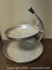 MaxSold Auction: hammer Craft Aluminim 2 level Dessert Tray Dish with handel - Kingston (Ontario, Canada) SELLER MANAGED Downsizing Online Auction - Railway