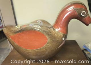 MaxSold Auction: Hand made Mexico Pottery Goose - Kingston (Ontario, Canada) SELLER MANAGED Downsizing Online Auction - Railway