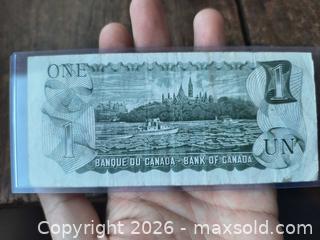 MaxSold Auction: Higher Grade 1973 Canadian 1 Dollar Bill  - Kingston (Ontario, Canada) SELLER MANAGED Downsizing Online Auction - Railway