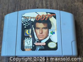 MaxSold Auction: James Bond 007 Video Game Cartrage N64 - Kingston (Ontario, Canada) SELLER MANAGED Downsizing Online Auction - Railway