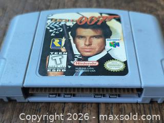 MaxSold Auction: James Bond 007 Video Game Cartrage N64 - Kingston (Ontario, Canada) SELLER MANAGED Downsizing Online Auction - Railway