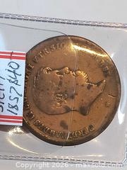 MaxSold Auction: Large Copper Coin Sicily Italy  - Kingston (Ontario, Canada) SELLER MANAGED Downsizing Online Auction - Railway