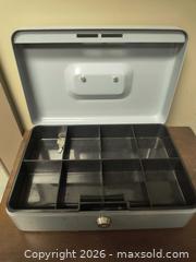 MaxSold Auction: Metal Lock box Cash box - Kingston (Ontario, Canada) SELLER MANAGED Downsizing Online Auction - Railway