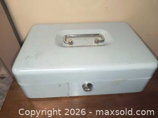 MaxSold Auction: Metal Lock box Cash box - Kingston (Ontario, Canada) SELLER MANAGED Downsizing Online Auction - Railway