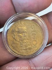 MaxSold Auction: mexico 100$ coin in Capsule - Kingston (Ontario, Canada) SELLER MANAGED Downsizing Online Auction - Railway