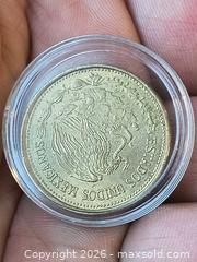 MaxSold Auction: mexico 100$ coin in Capsule - Kingston (Ontario, Canada) SELLER MANAGED Downsizing Online Auction - Railway