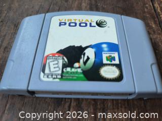MaxSold Auction: Nintendo 64 Pool Game Cartrage  - Kingston (Ontario, Canada) SELLER MANAGED Downsizing Online Auction - Railway