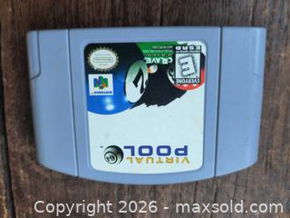 MaxSold Auction: Nintendo 64 Pool Game Cartrage  - Kingston (Ontario, Canada) SELLER MANAGED Downsizing Online Auction - Railway