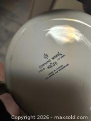 MaxSold Auction: pair of Shallow Corningware Bowls with handel - Kingston (Ontario, Canada) SELLER MANAGED Downsizing Online Auction - Railway