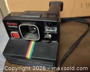 MaxSold Auction: polaroid Rainbow Camera Vintage - Kingston (Ontario, Canada) SELLER MANAGED Downsizing Online Auction - Railway