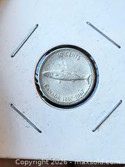 MaxSold Auction: Silver Fish Dime 1967 Centennial - Kingston (Ontario, Canada) SELLER MANAGED Downsizing Online Auction - Railway