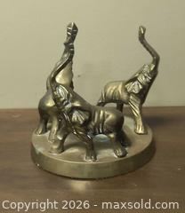 MaxSold Auction: solid brass 3 Elaphants Ornament Sculpture - Kingston (Ontario, Canada) SELLER MANAGED Downsizing Online Auction - Railway