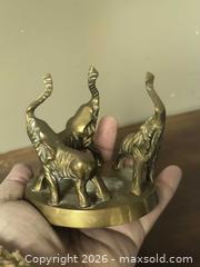 MaxSold Auction: solid brass 3 Elaphants Ornament Sculpture - Kingston (Ontario, Canada) SELLER MANAGED Downsizing Online Auction - Railway