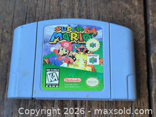 MaxSold Auction: Super Mario Retro Video Game Nintendo 64 - Kingston (Ontario, Canada) SELLER MANAGED Downsizing Online Auction - Railway
