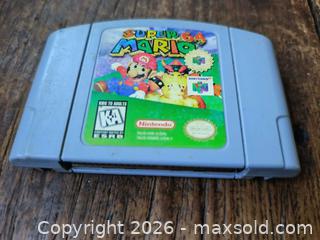 MaxSold Auction: Super Mario Retro Video Game Nintendo 64 - Kingston (Ontario, Canada) SELLER MANAGED Downsizing Online Auction - Railway