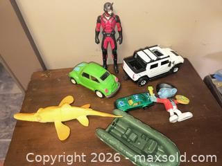 MaxSold Auction: toy collection lot cards boats Saw fish  - Kingston (Ontario, Canada) SELLER MANAGED Downsizing Online Auction - Railway