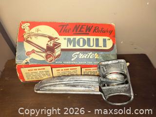 MaxSold Auction: Vintage with the box Parm Chese Grinder - Kingston (Ontario, Canada) SELLER MANAGED Downsizing Online Auction - Railway