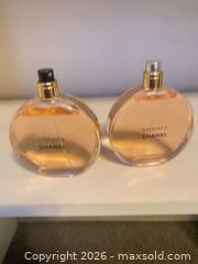 MaxSold Auction: Chanel Chance Eau de Parfum 100 ml — Lot of 2 - Hamilton (Ontario, Canada) SELLER MANAGED Estate Sale Online Auction - Concession Street