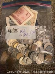 MaxSold Auction: Mixed International Coins & Banknotes Lot (51–200 pcs) - Hamilton (Ontario, Canada) SELLER MANAGED Estate Sale Online Auction - Concession Street