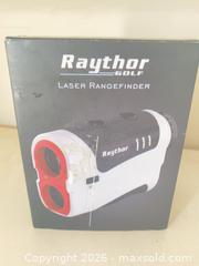 MaxSold Auction: Raythor Golf Laser Rangefinder - White/Black - Hamilton (Ontario, Canada) SELLER MANAGED Estate Sale Online Auction - Concession Street