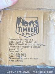 MaxSold Auction: Timber Rider Blue Camping Chair - Hamilton (Ontario, Canada) SELLER MANAGED Estate Sale Online Auction - Concession Street