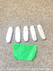 MaxSold Auction: Victorinox Alox Swiss Army Cutters Lot of 5 Silver - Hamilton (Ontario, Canada) SELLER MANAGED Estate Sale Online Auction - Concession Street